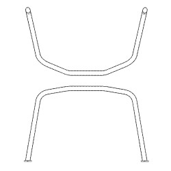 W0007705  -  Stay Radiator Support 