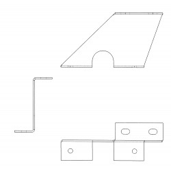 W0007727  -  Radiator Support, LH Angle