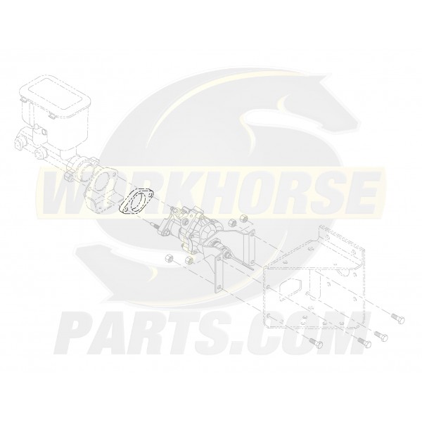 15650152 Spacer Brake Master Cylinder/Booster Workhorse Parts