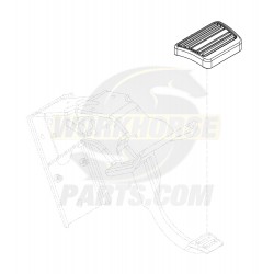 15706041  -  Cover - Service Brake Pedal