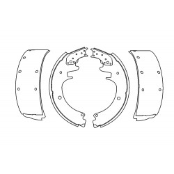 18029651  -  Kit Asm - Rear Brake Shoe (13" X 3 1/2" Brakes)