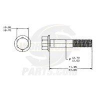 29536847 - Bolt-prop Shf Park Brk - Workhorse Parts