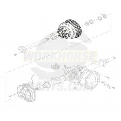 PDR0619  -  Drum - Rear Brake (P42 - JB8 - SRW)