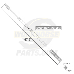 W0000519  -  Cable Asm - Park Brake 