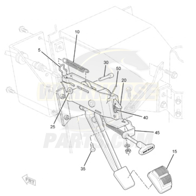 W0004780 Park Brake Lever Asm Workhorse Parts