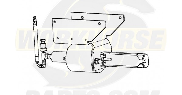 W0005235 - Actuator Asm - Park Brake (With Bracket) - Workhorse Parts