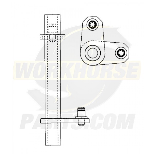 W0006636  -  Lever Asm - Brake Pedal Rod