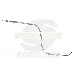 W0008145  -  Cable Asm - Parking Brake Rear, Length 1137mm