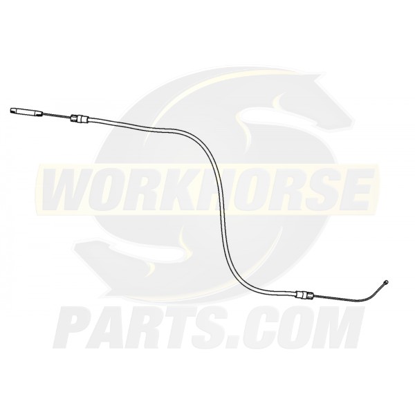 W0008145  -  Cable Asm - Parking Brake Rear, Length 1137mm