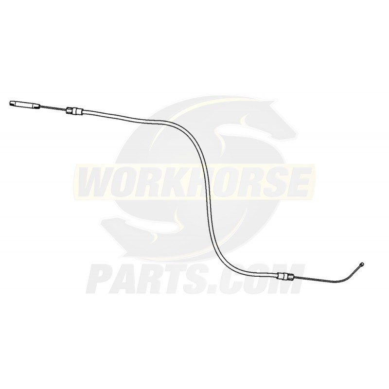 W0008145 Cable Asm Parking Brake Rear, Length 1137mm Workhorse Parts