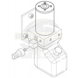 W8001076  -  Park Brake Pump Motor (12 Volt Dc) 