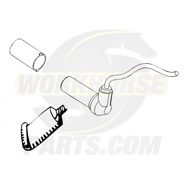 W8001575 Kit Abs Speed Sensor (90 Degree, w/ Bushing & Grease)(One