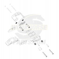 W8002400 - Caliper Slide Pin Kit For 1 Caliper (68mm Brembo)