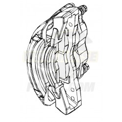W8002910  -  Caliper Asm - Brake, Front, 2x68mm Brembo (Without Pads), Right Hand Side 