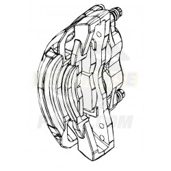 W8006457  -  Caliper Asm - Brake, Front, 2x68mm Brembo (Without Pads), Left Hand Side