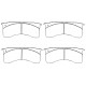 W8004897 - Disc Brake Pad Set, Quad Brake (No Wear Sensors)