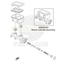 W8006291  -  Brake Master Cylinder (JF9 - 4 Wheel Disc)