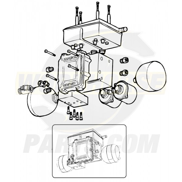 W8007417  -  UFO Hydraulic Compact Unit (HCU/ECU)