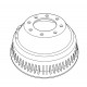 W8810500  -  Drum - Rear Brake (P42 - JB8 - DRW)