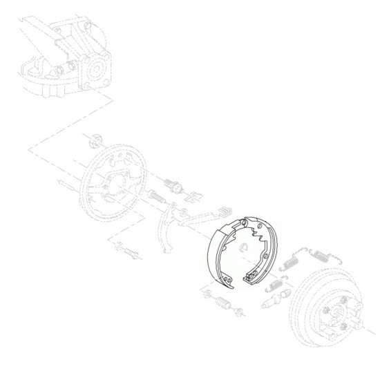 W8831030  -  Park Brake Shoe Kit