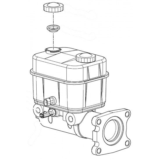 W8836342 - W20/22/24 Brake Master Cylinder (01-07) W8836342 - W20/22/24 Brake Master Cylinder (01-07)