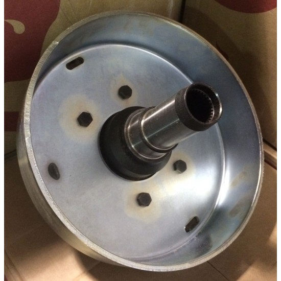 W8000557 - P32/P42/W42 Propshaft Park Brake Drum Asm (with Yoke) W8000557 - P32/P42/W42 Propshaft Park Brake Drum Asm (with Yoke)