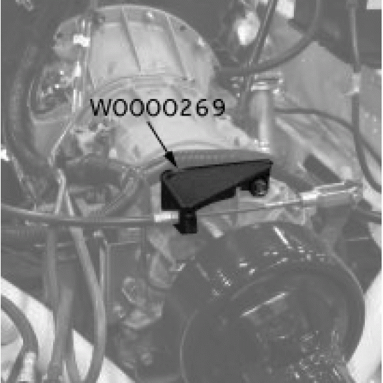 W0000269 - Park Brake Cable Bracket (Front) W0000269 - Park Brake Cable Bracket (Front)