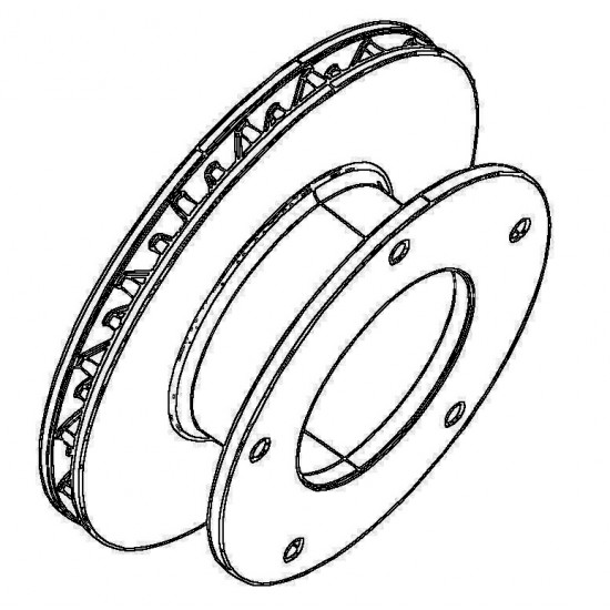 W8834047  -  Rear Rotor Asm W16 / W18 / W42 (JM6 Brake Code)