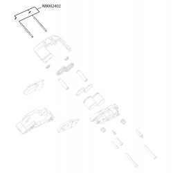 W8002402  -  Brake Pad Slide Pin Kit for 2 Calipers (JM6 - 68mm Calipers)