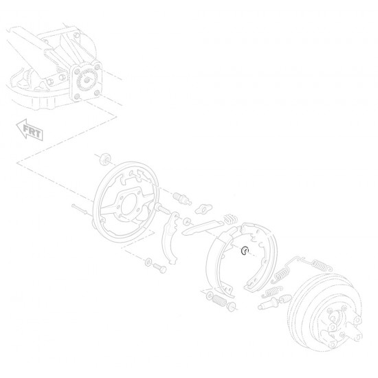 18015044  -  Ring - Rear Park Brake Lever Retainer (5/16" Dia Shaft)  18015044  -  Ring - Rear Park Brake Lever Retainer (5/16" Dia Shaft)