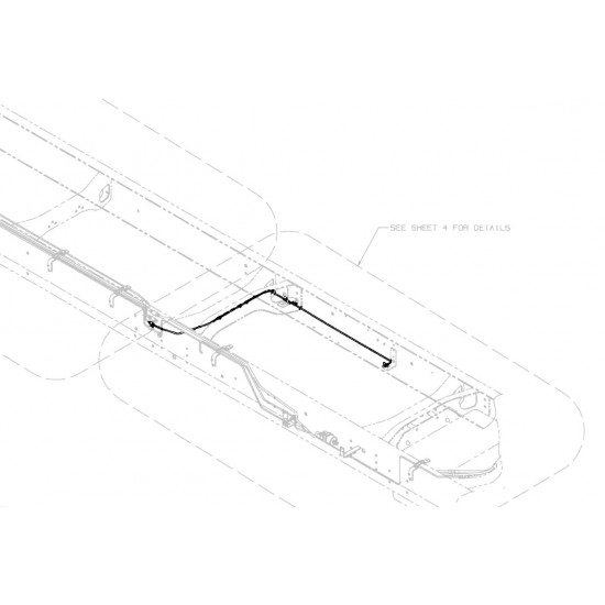 W0000309  -  Tube Asm - ABS Right Rear 