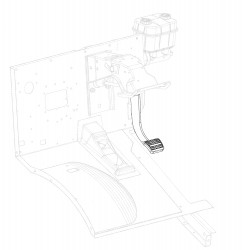 W0002210  -  Brake Pedal Asm