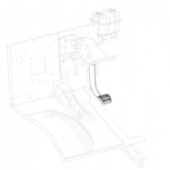 W0002210  -  Brake Pedal Asm