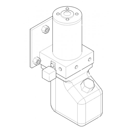 W0005234  -  Pump Asm - Park Brake (with Bracket)