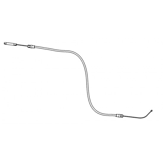 W0008145  -  Cable Asm - Parking Brake Rear, Length 1137mm