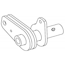 W0008258  -  Lever Asm - Brake Pedal Rod