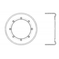 W0009771  -  Drum - Prop Shaft Park Brake