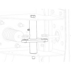 W0009859  -  Lever Asm - Brake Pedal Rod