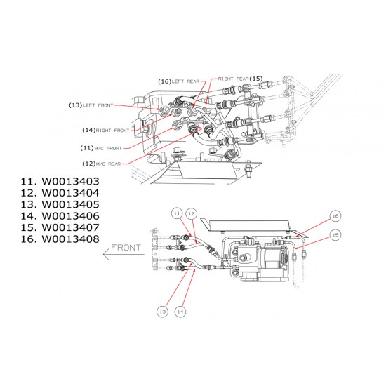 ABS Hose Guide for W20-W22 RV