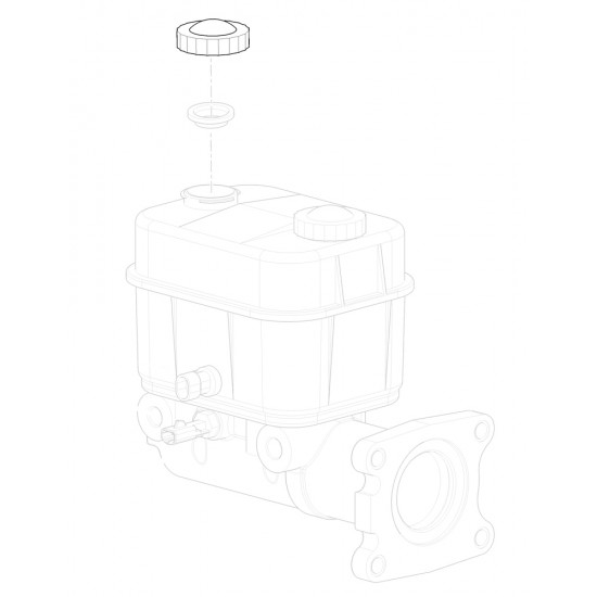 W8000129  -  Cap - Brake Master Cylinder Fluid Reservoir 