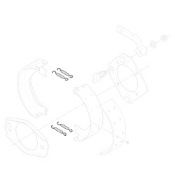 W8000137  -  Spring - Park Brake Shoe