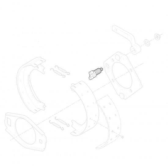 W8000228  -  Camshaft - Park Brake Shoe Adjuster