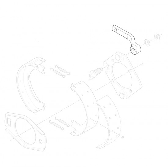 W8000230  -  Lever - Park Brake to Cam
