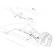 W8810301  -  Cable Asm - Rear Park Brake (14.9") W8810301  -  Cable Asm - Rear Park Brake (14.9")