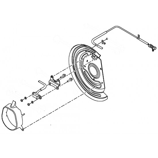 W0001016 - LF Abs Sensor & Splash Shield (P32)