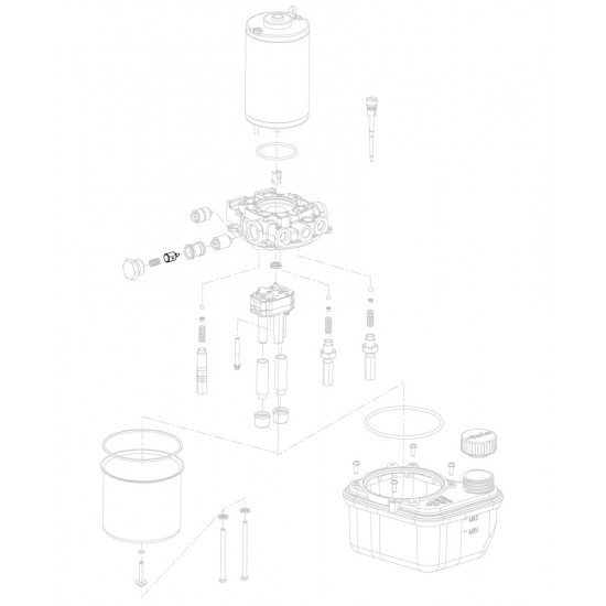 773776 - J71 Park Brake Pump Poppet Valve Asm 773776 - J71 Park Brake Pump Poppet Valve Asm