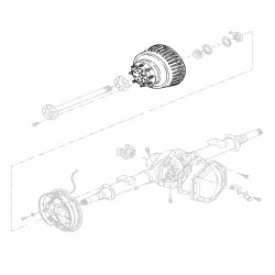 15633399  -  Drum - Rear Brake (P42 - JB8 - SRW)