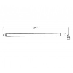 W0005281EX  -  Extended Hose Asm-p/brk Rr