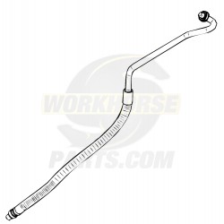 W0009607  -  Hose Asm - Engine Oil Cooler Outlet, Engine Inlet