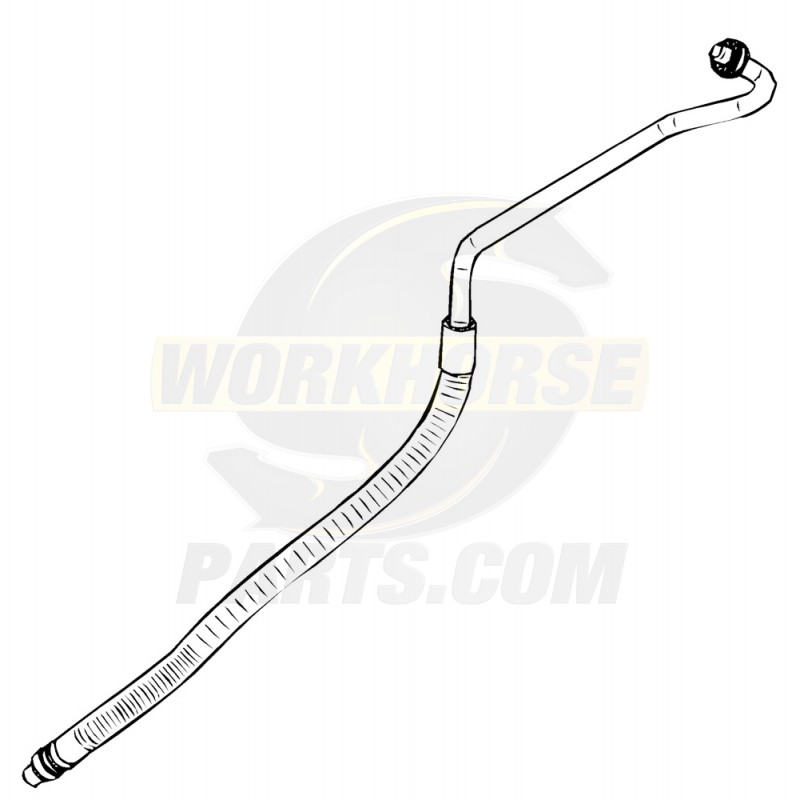 W0009607 Hose Asm Engine Oil Cooler Outlet, Engine Inlet